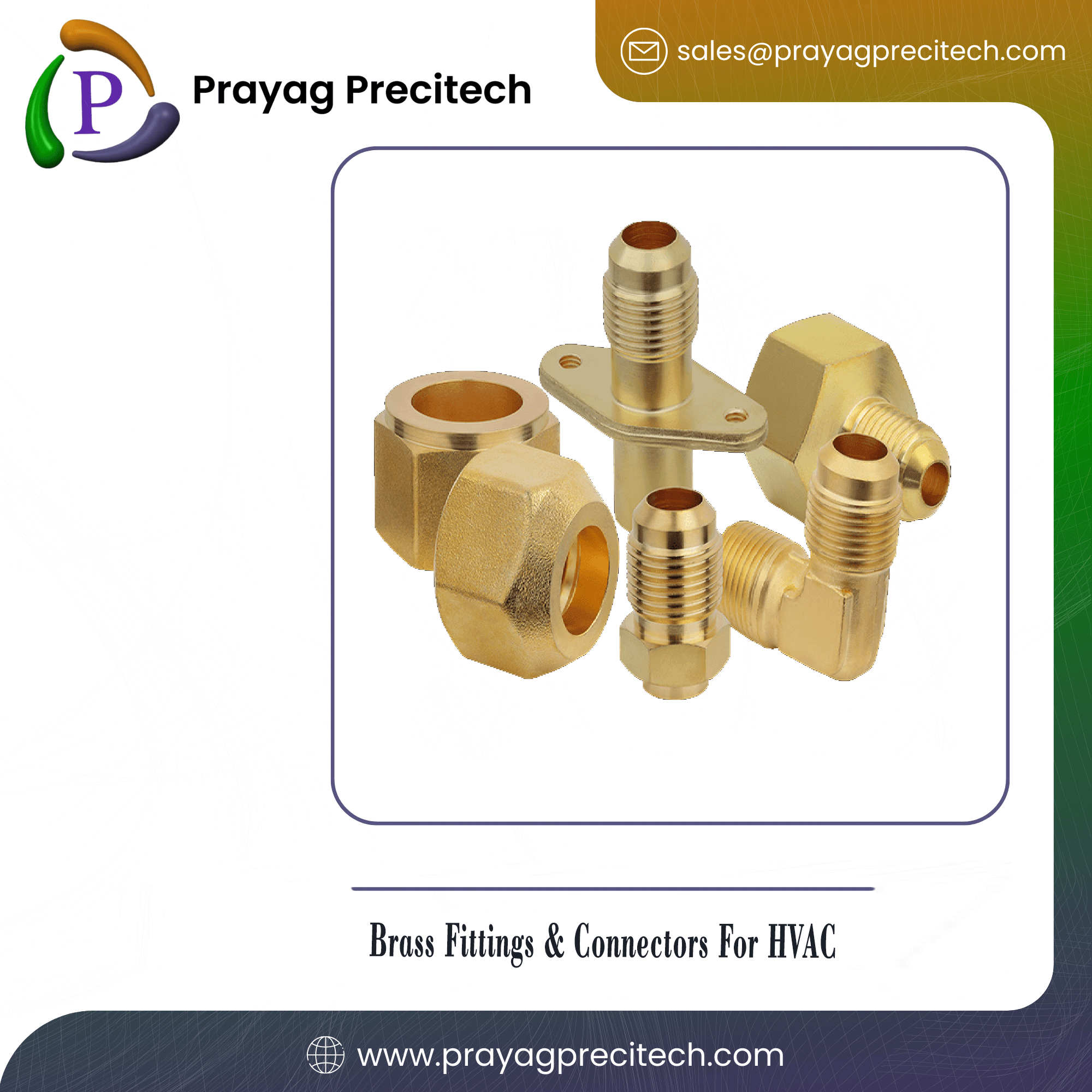 Brass Fittings & Connectors For HVAC