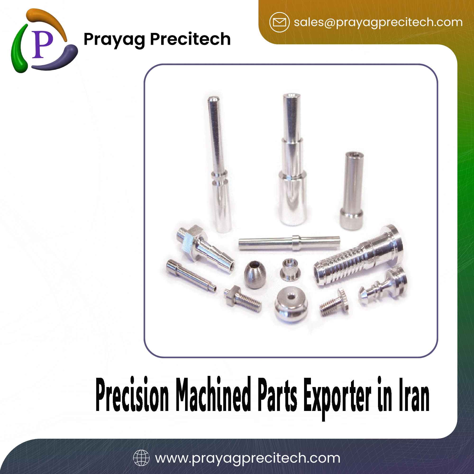 Precision Machined Parts Exporter in Iran